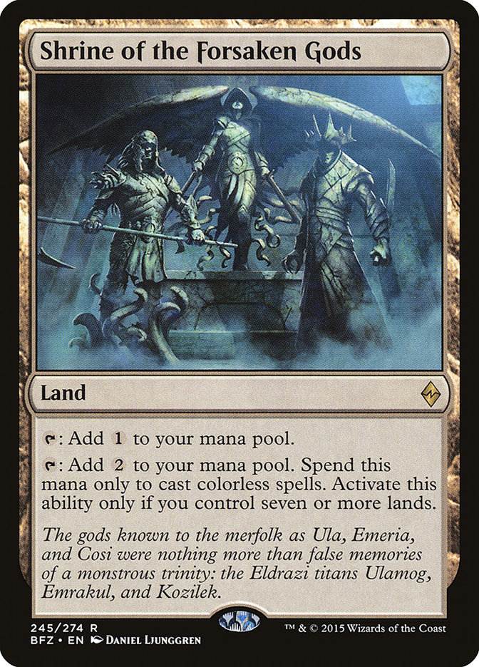 Shrine of the Forsaken Gods [Battle for Zendikar] | Local Legends