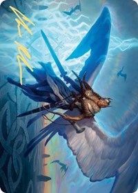 Righteous Valkyrie Art Card (Gold-Stamped Signature) [Kaldheim Art Series] | Local Legends