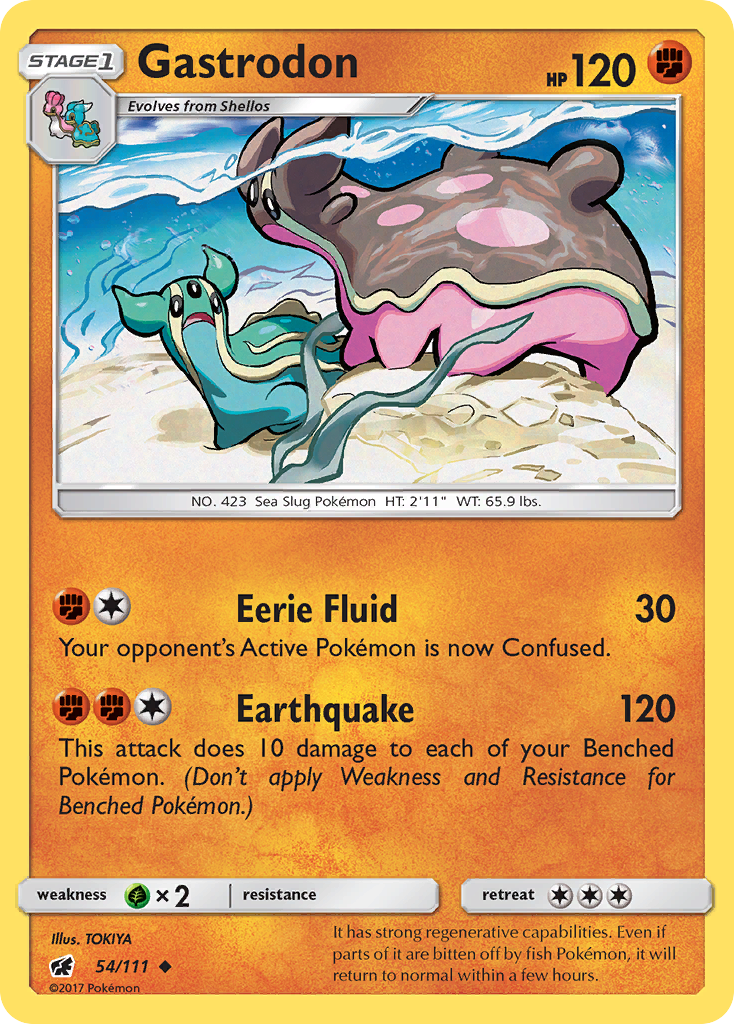 Gastrodon (54/111) [Sun & Moon: Crimson Invasion] | Golgari Games