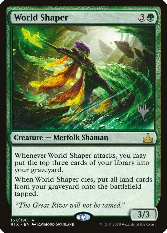 World Shaper (Promo Pack) [Rivals of Ixalan Promos] | Golgari Games