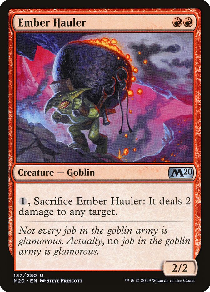 Ember Hauler [Core Set 2020] | Golgari Games