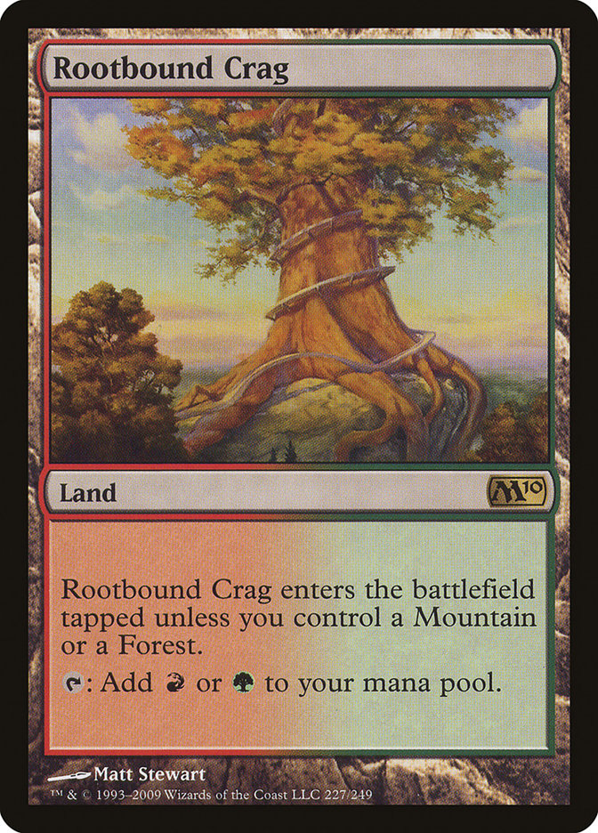 Rootbound Crag [Magic 2010] | Golgari Games