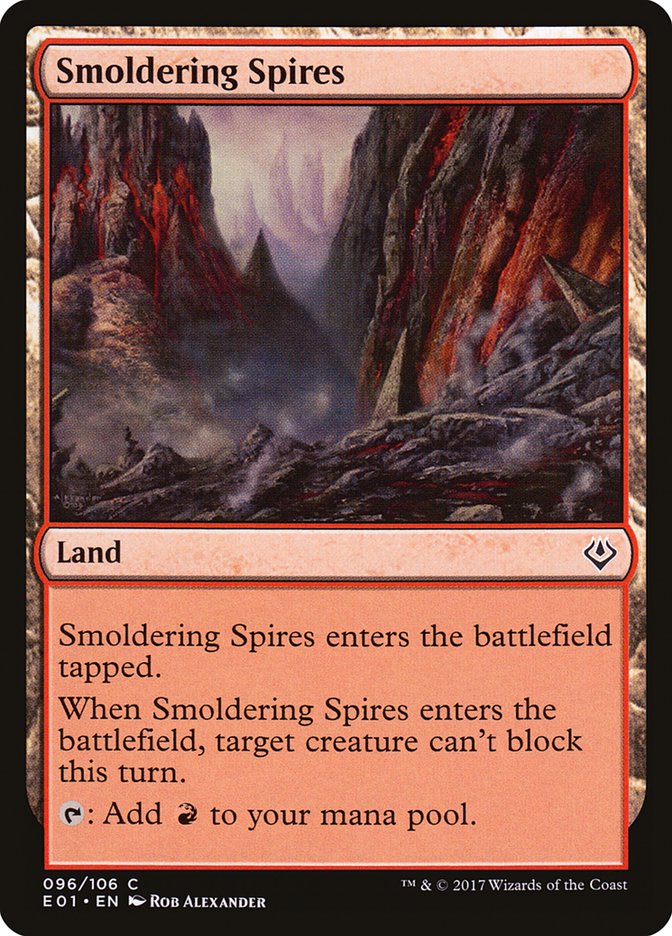 Smoldering Spires [Archenemy: Nicol Bolas] | Golgari Games