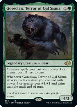 Goreclaw, Terror of Qal Sisma [Jumpstart 2022] | Local Legends