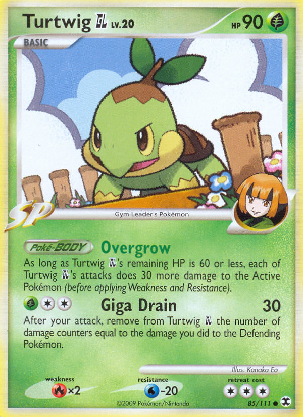 Turtwig GL (85/111) [Platinum: Rising Rivals] | Golgari Games