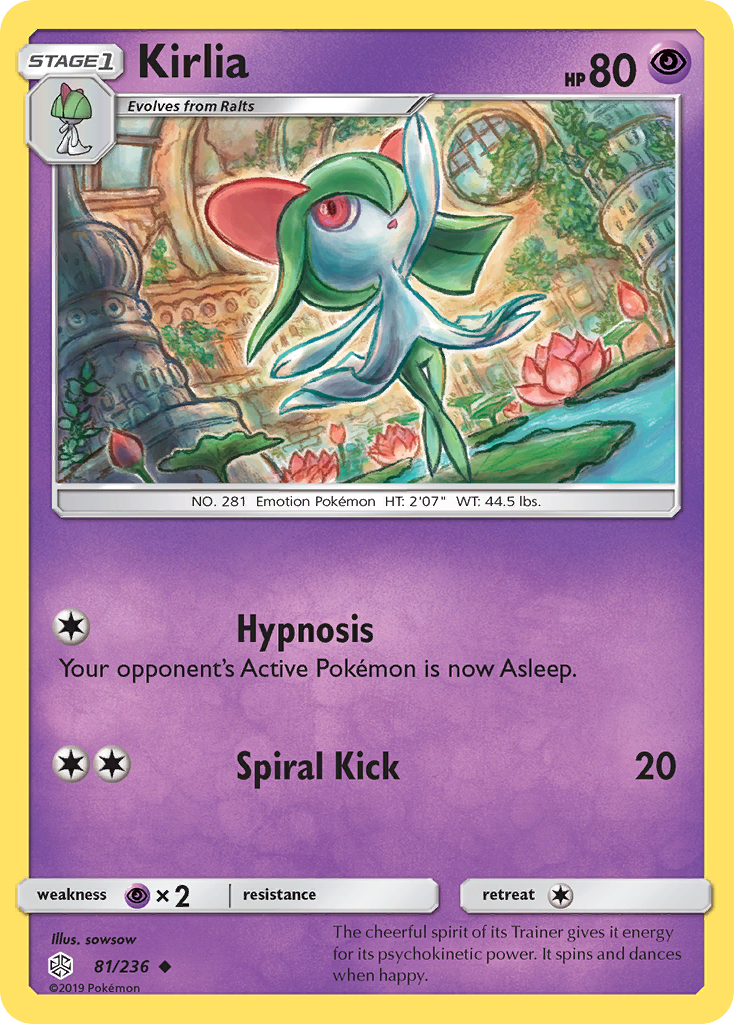 Kirlia (81/236) [Sun & Moon: Cosmic Eclipse] | Golgari Games