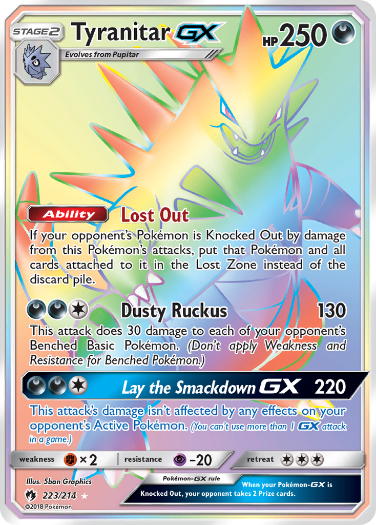 Tyranitar GX (223/214) [Sun & Moon: Lost Thunder] | Local Legends