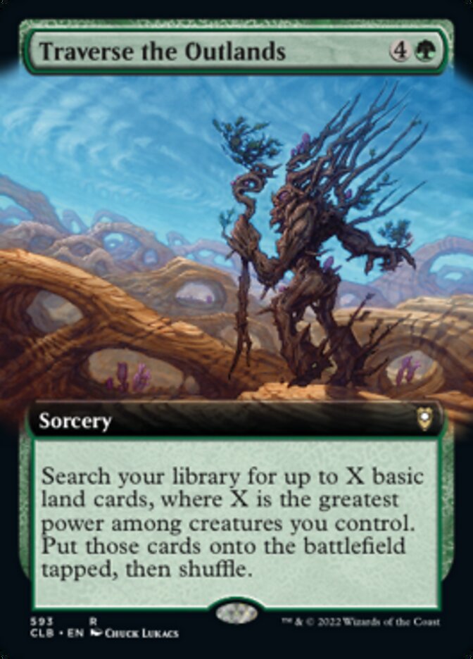 Traverse the Outlands (Extended Art) [Commander Legends: Battle for Baldur's Gate] | Local Legends
