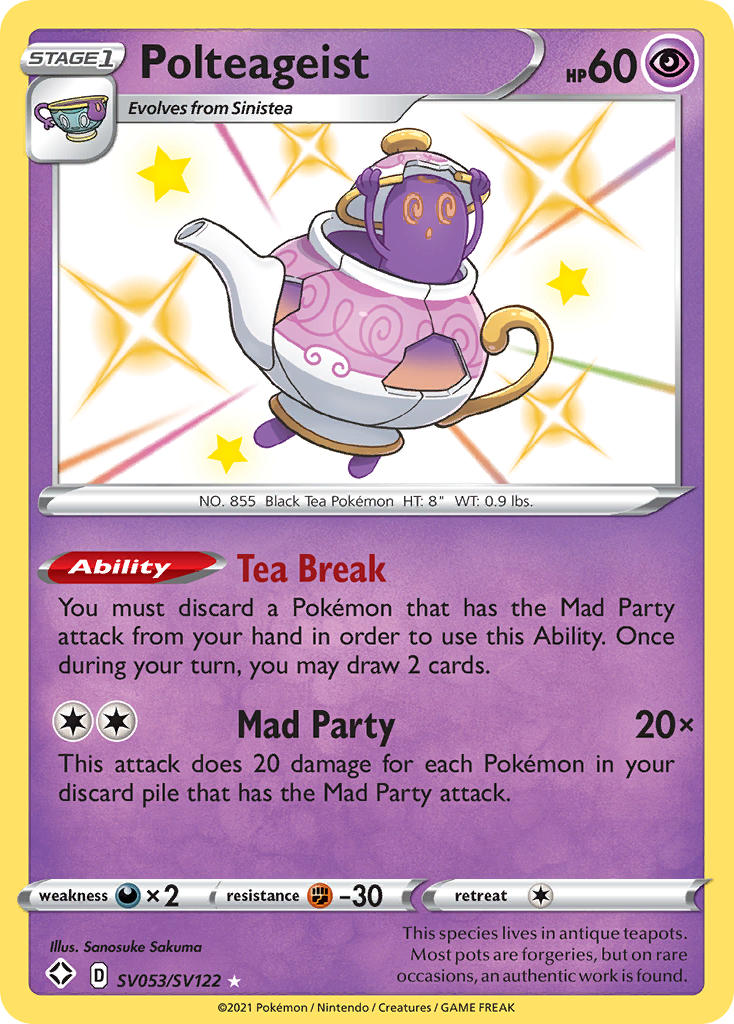 Polteageist (SV053/SV122) [Sword & Shield: Shining Fates] | Local Legends