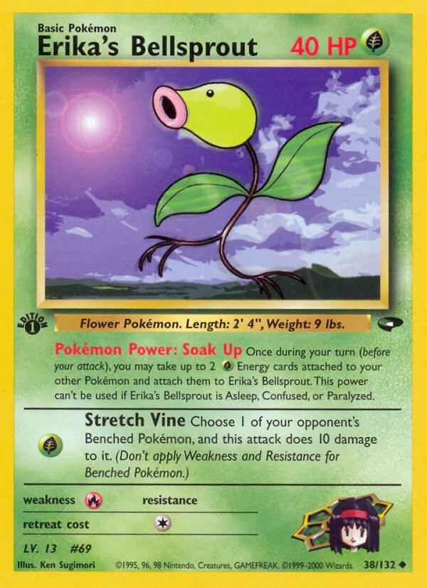 Erika's Bellsprout (38/132) [Gym Challenge 1st Edition] | Golgari Games