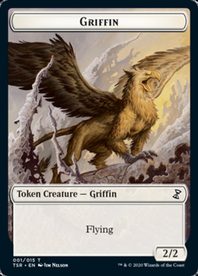 Griffin Token [Time Spiral Remastered Tokens] | Golgari Games