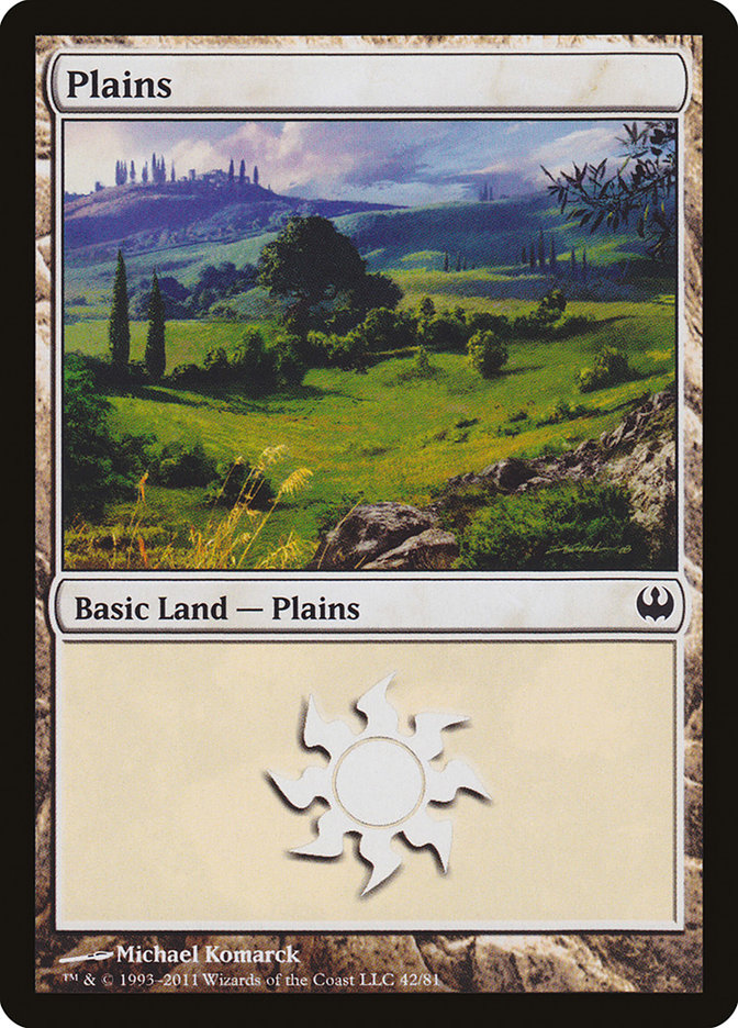 Plains (42) [Duel Decks: Knights vs. Dragons] | Local Legends