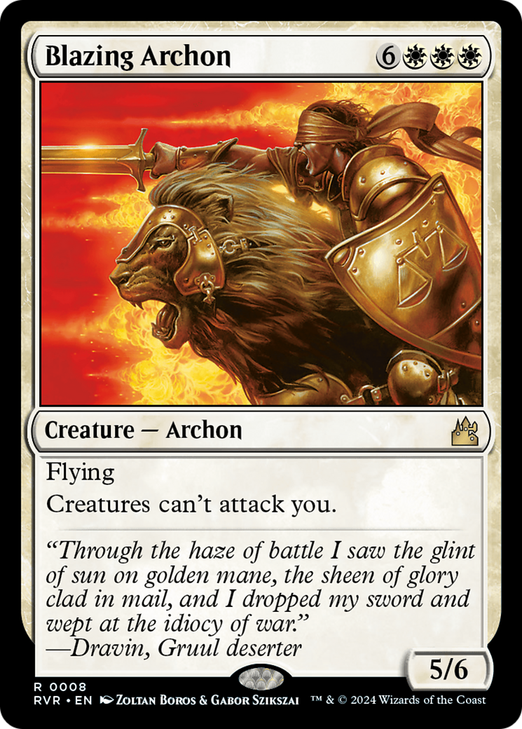 Blazing Archon [Ravnica Remastered] | Local Legends
