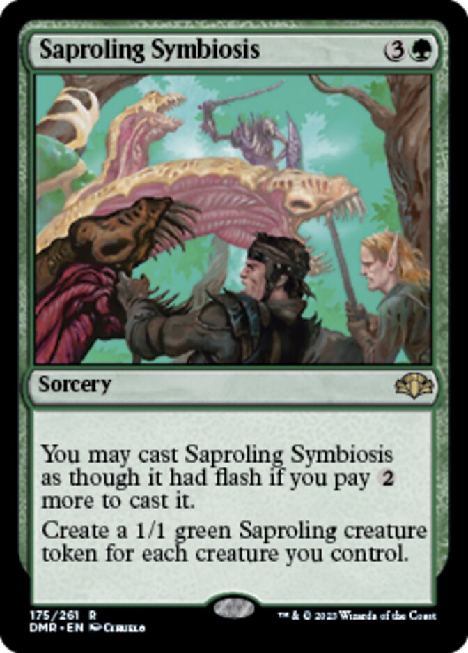 Saproling Symbiosis [Dominaria Remastered] | Local Legends