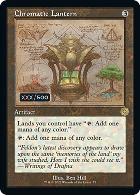 Chromatic Lantern (Retro Schematic) (Serial Numbered) [The Brothers' War Retro Artifacts] | Local Legends