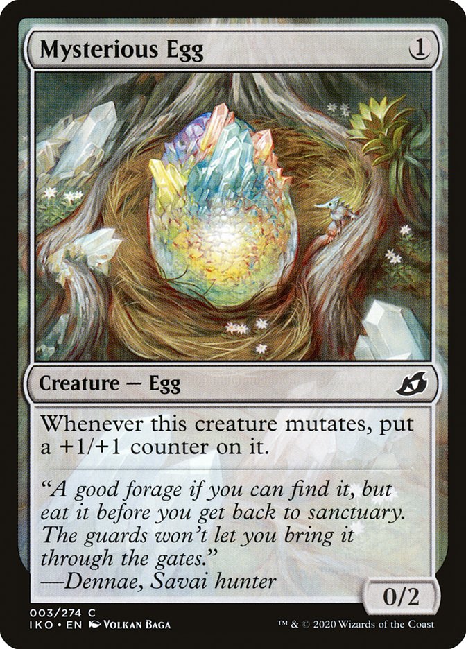 Mysterious Egg [Ikoria: Lair of Behemoths] | Golgari Games