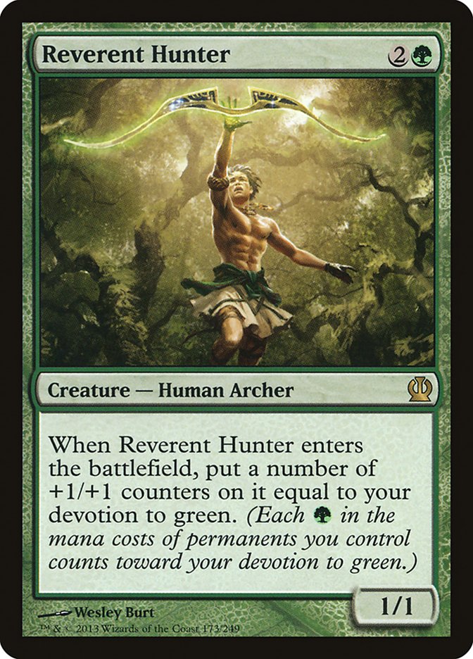 Reverent Hunter [Theros] | Golgari Games