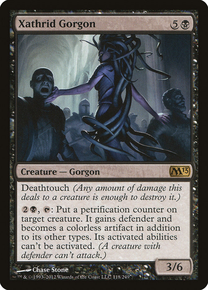 Xathrid Gorgon [Magic 2013] | Golgari Games