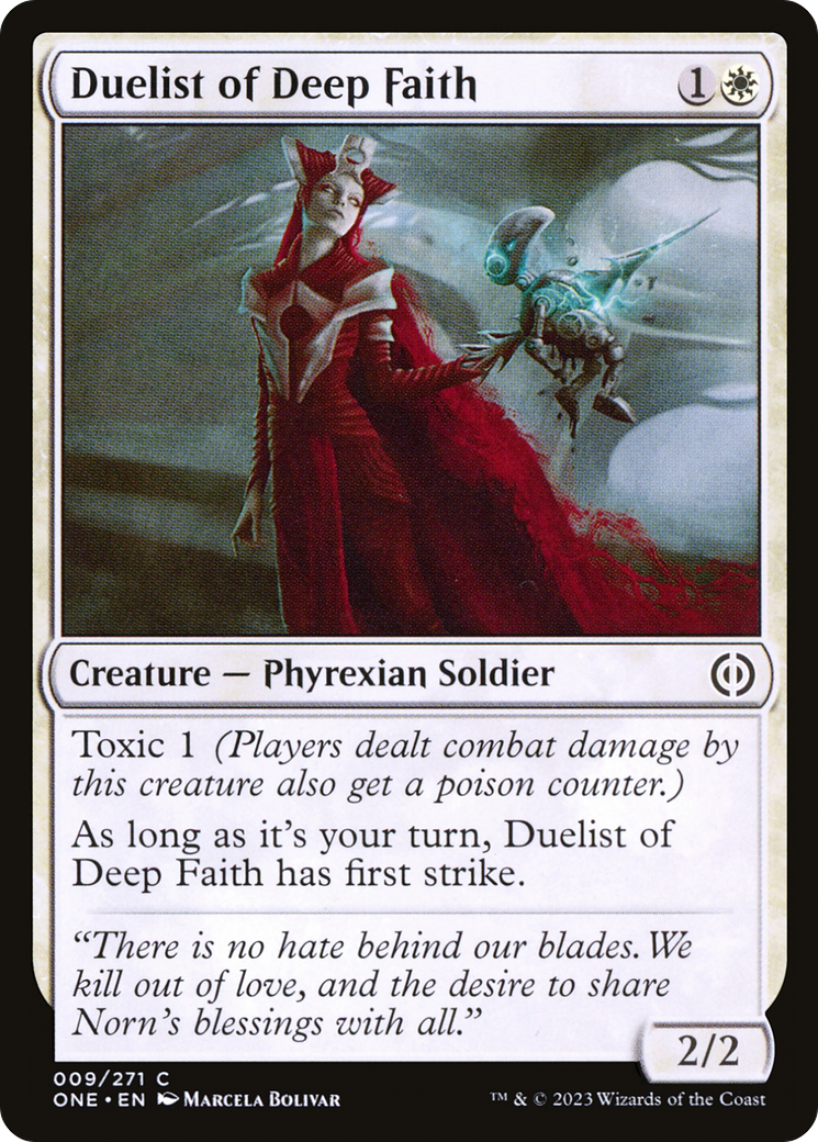 Duelist of Deep Faith [Phyrexia: All Will Be One] | Golgari Games