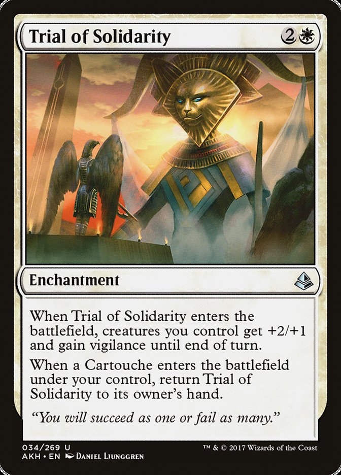 Trial of Solidarity [Amonkhet] | Golgari Games