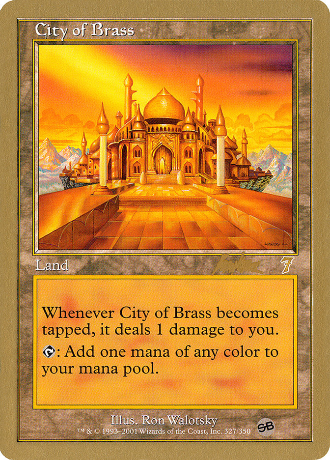 City of Brass (Brian Kibler) (SB) [World Championship Decks 2002] | Golgari Games