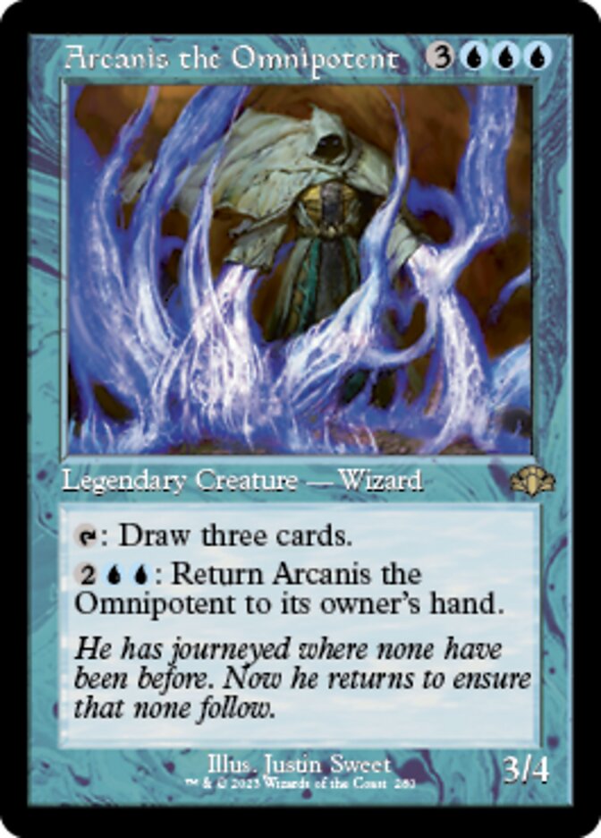 Arcanis the Omnipotent (Retro) [Dominaria Remastered] | Golgari Games