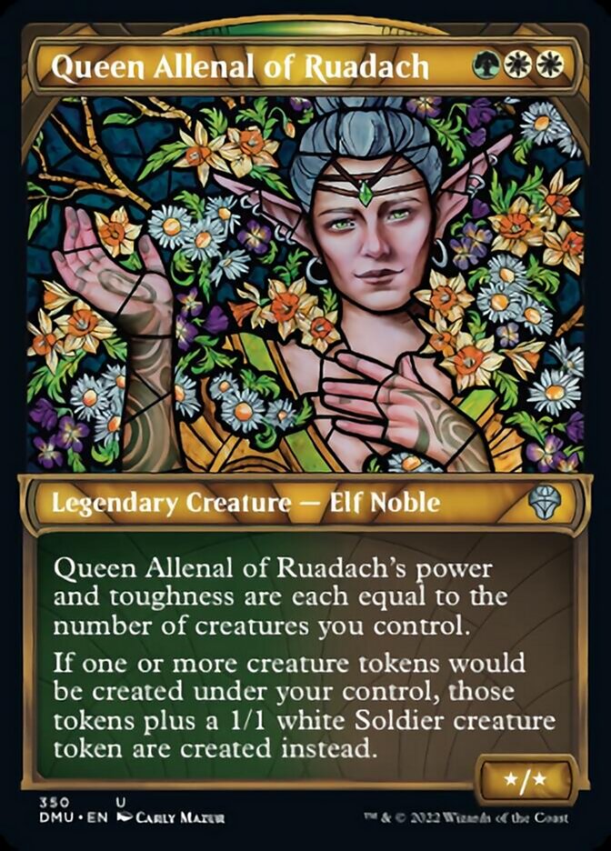 Queen Allenal of Ruadach (Showcase Textured) [Dominaria United] | Local Legends