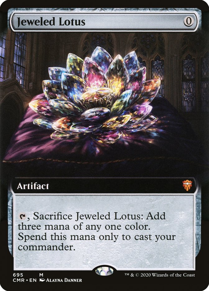 Jeweled Lotus (Extended Art) [Commander Legends] | Golgari Games