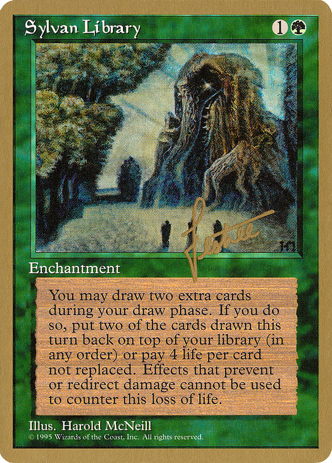 Sylvan Library (Bertrand Lestree) [Pro Tour Collector Set] | Local Legends