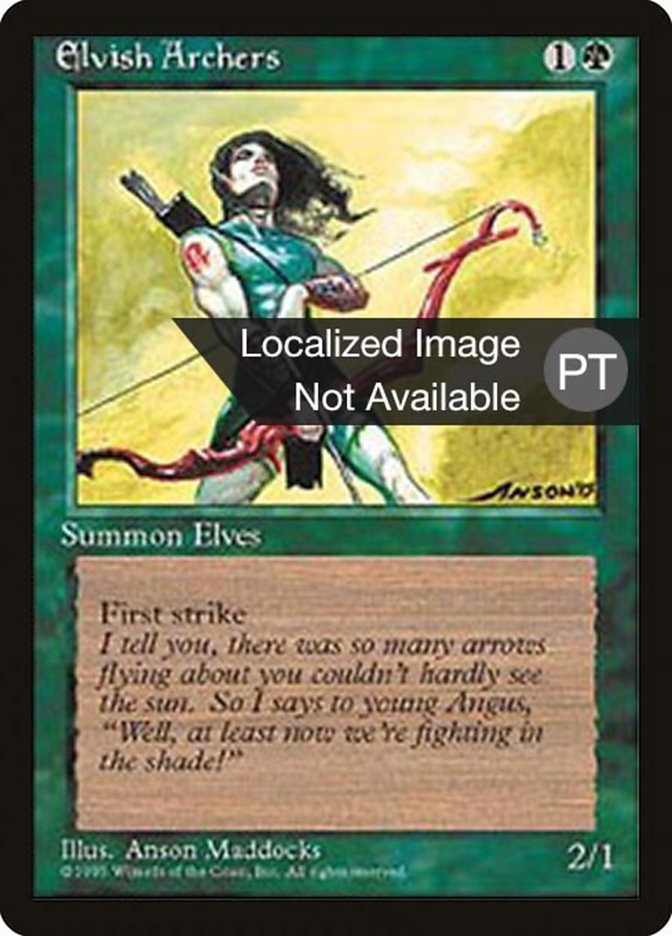 Elvish Archers [Fourth Edition (Foreign Black Border)] | Local Legends