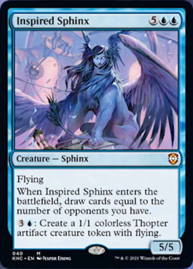 Inspired Sphinx [Kaldheim Commander] | Golgari Games