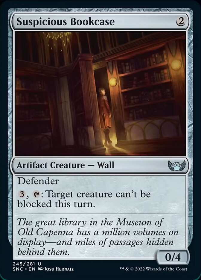 Suspicious Bookcase [Streets of New Capenna] | Golgari Games