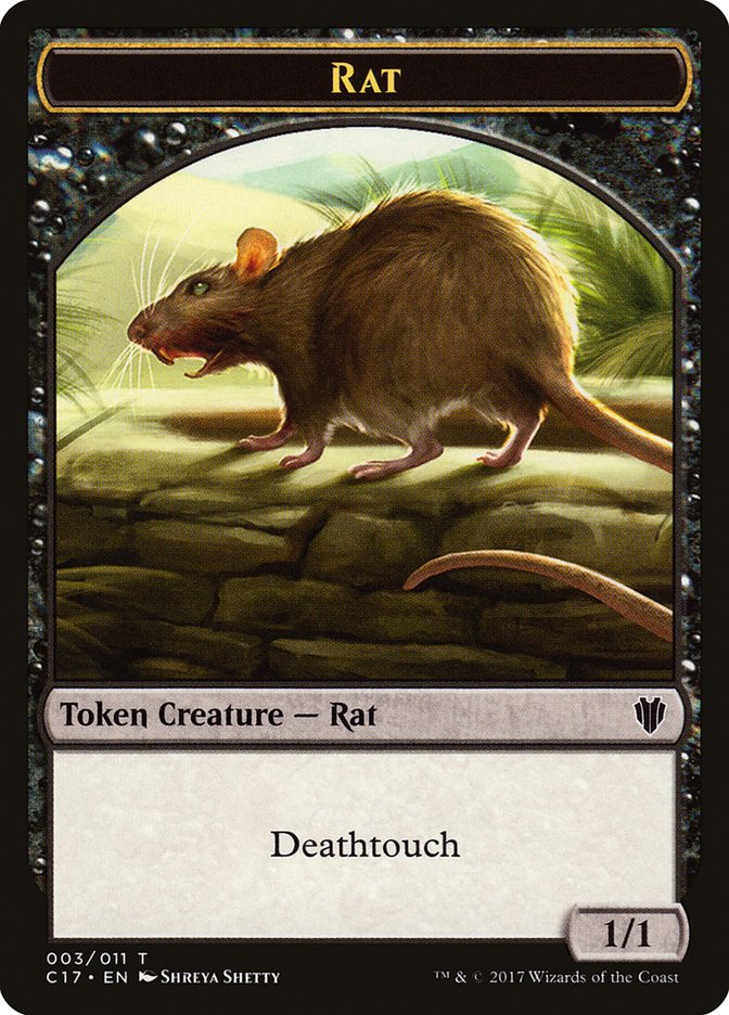 Rat Token [Commander 2017 Tokens] | Local Legends