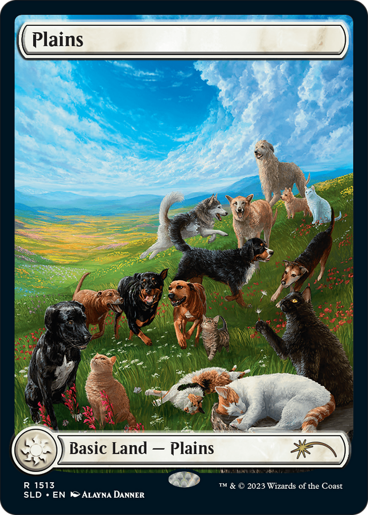 Plains (1513) [Secret Lair Commander Deck: Raining Cats and Dogs] | Golgari Games