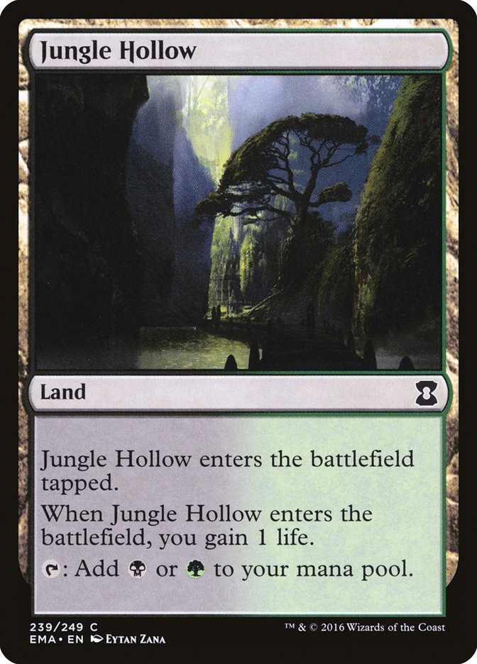 Jungle Hollow [Eternal Masters] | Golgari Games