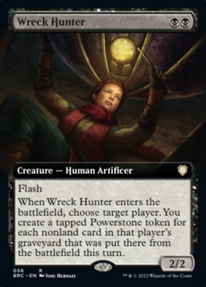 Wreck Hunter (Extended Art) [The Brothers' War Commander] | Golgari Games