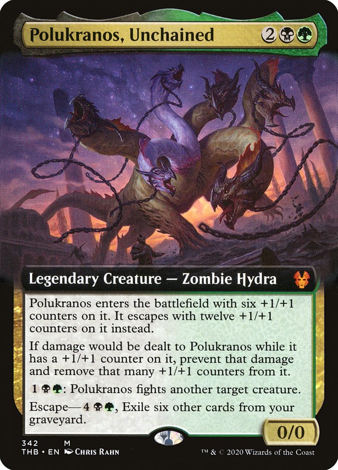 Polukranos, Unchained (Extended Art) [Theros Beyond Death] | Local Legends