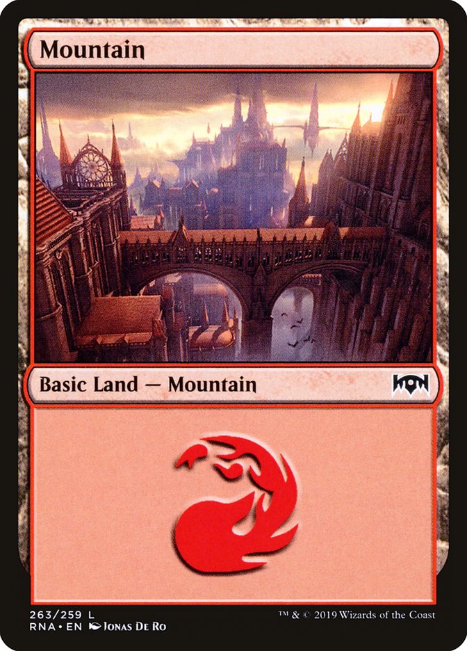 Mountain (263) [Ravnica Allegiance] | Golgari Games