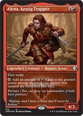 Alena, Kessig Trapper (Foil Etched) [Commander Legends] | Golgari Games