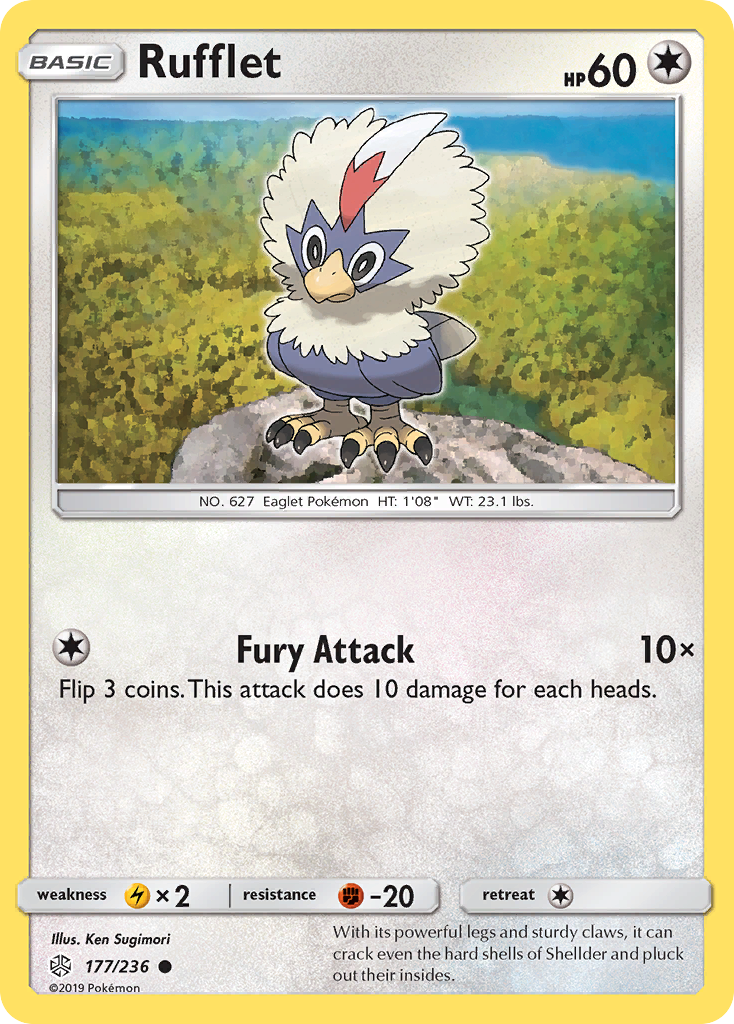 Rufflet (177/236) [Sun & Moon: Cosmic Eclipse] | Golgari Games