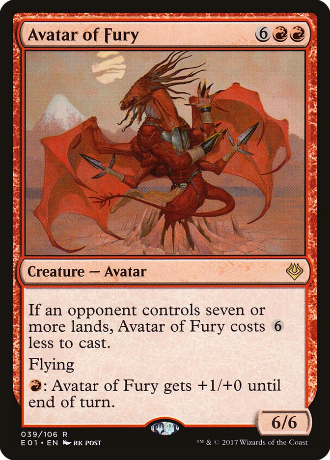 Avatar of Fury [Archenemy: Nicol Bolas] | Golgari Games