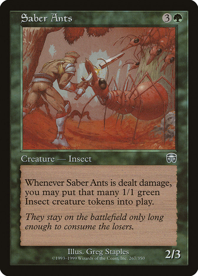Saber Ants [Mercadian Masques] | Local Legends