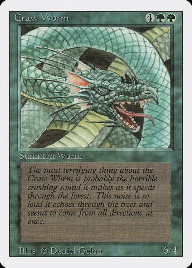 Craw Wurm [Revised Edition] | Golgari Games