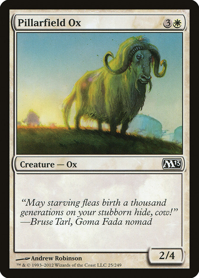 Pillarfield Ox [Magic 2013] | Golgari Games