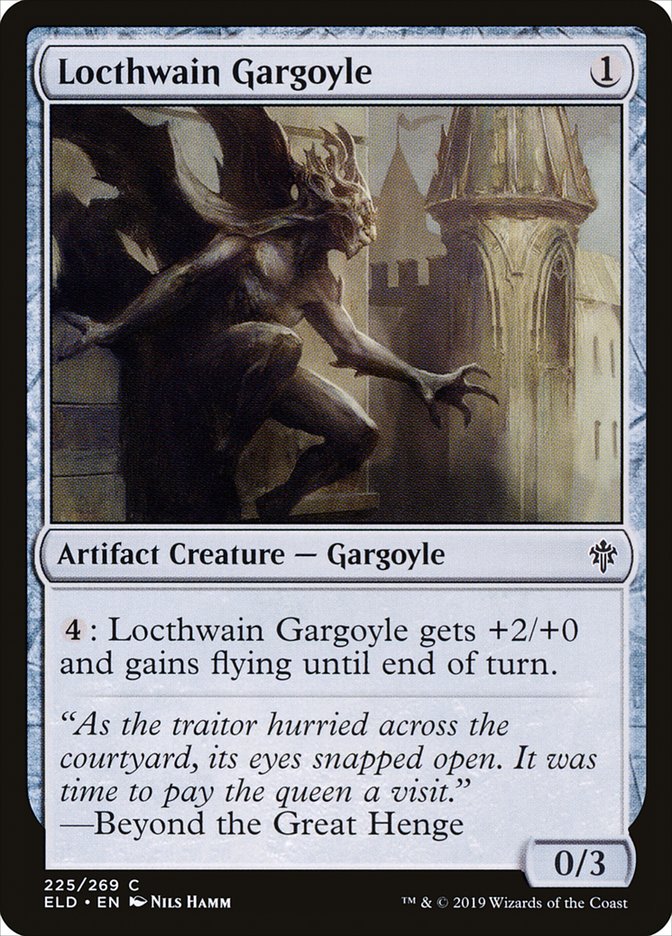 Locthwain Gargoyle [Throne of Eldraine] | Local Legends