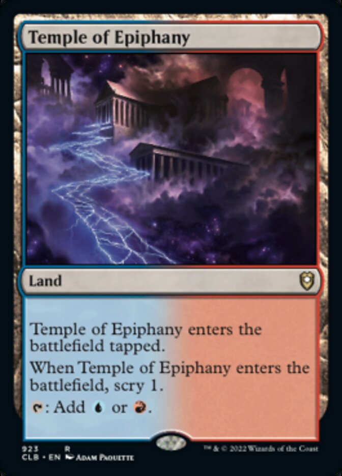 Temple of Epiphany [Commander Legends: Battle for Baldur's Gate] | Local Legends