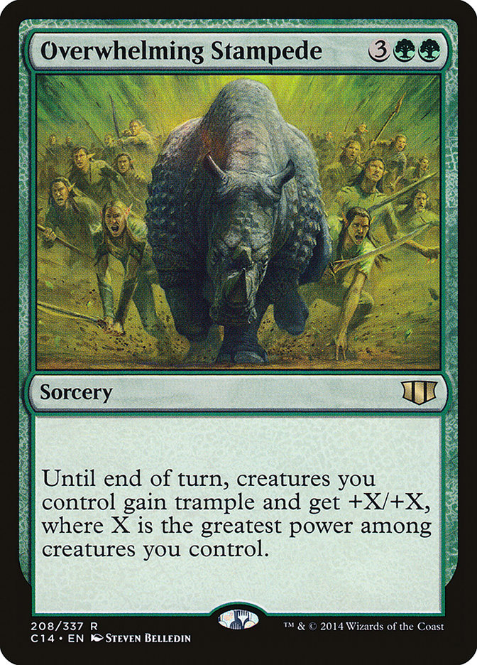 Overwhelming Stampede [Commander 2014] | Golgari Games