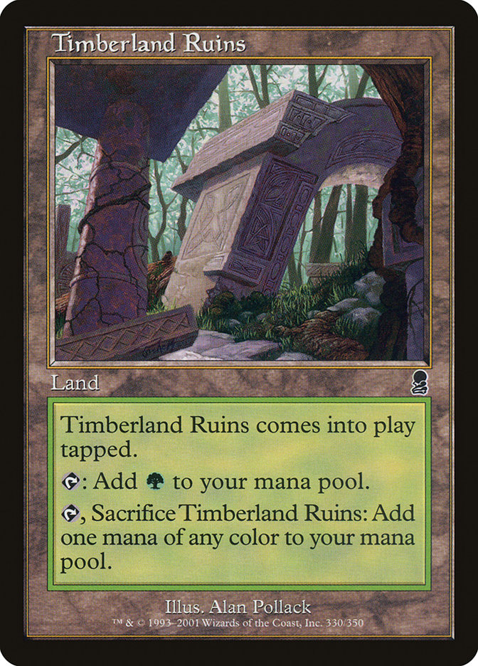 Timberland Ruins [Odyssey] | Golgari Games