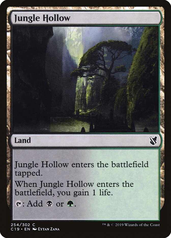 Jungle Hollow [Commander 2019] | Golgari Games