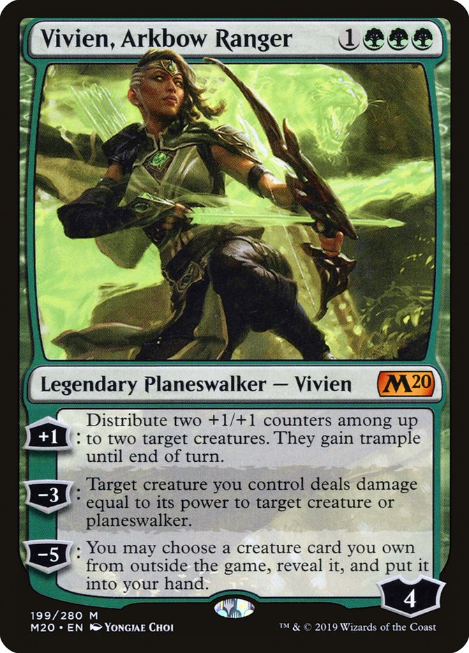 Vivien, Arkbow Ranger [Core Set 2020] | Golgari Games